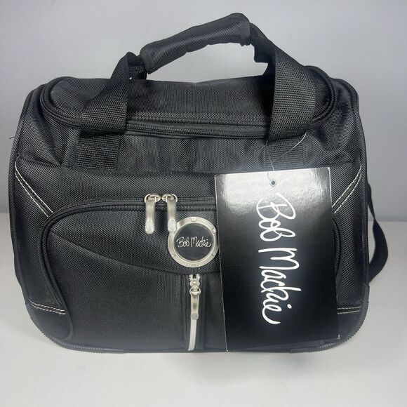 Bob Mackie Handbags - Bob Mackie Black Carry On Bag Vintage New With Tags